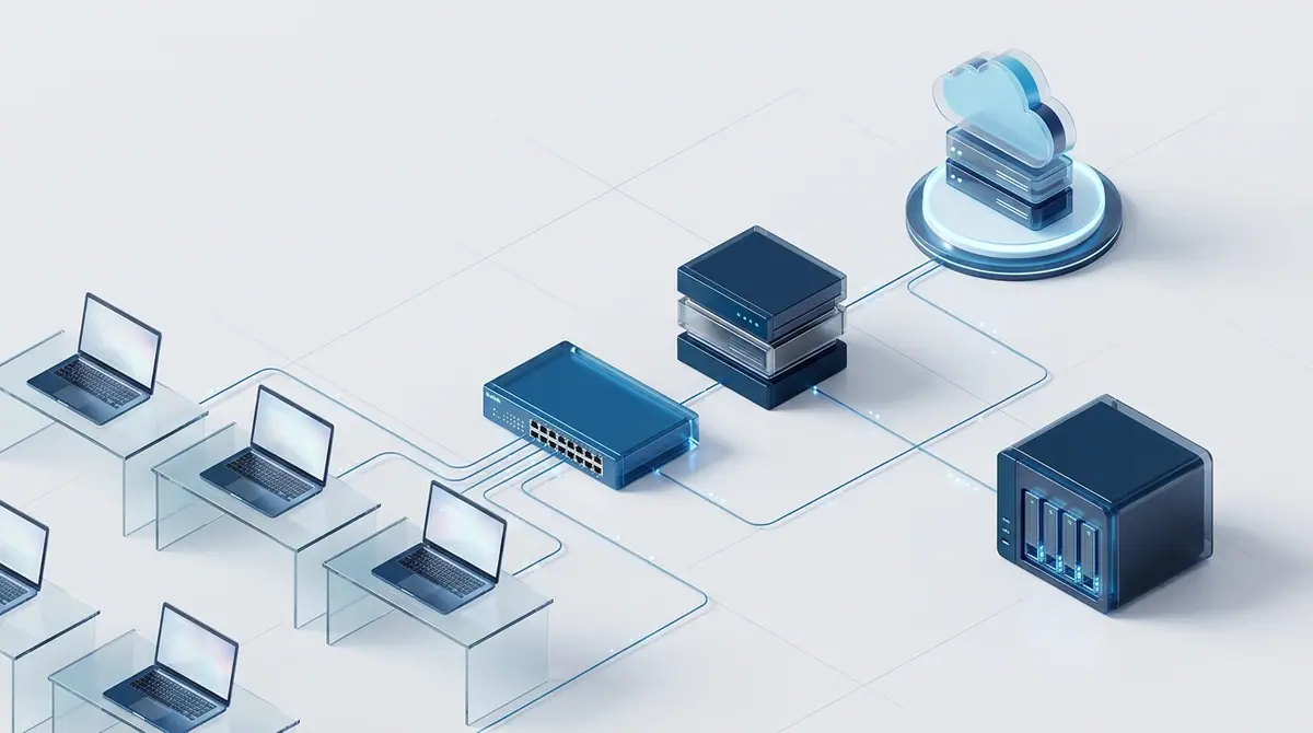 Blue glass artwork
