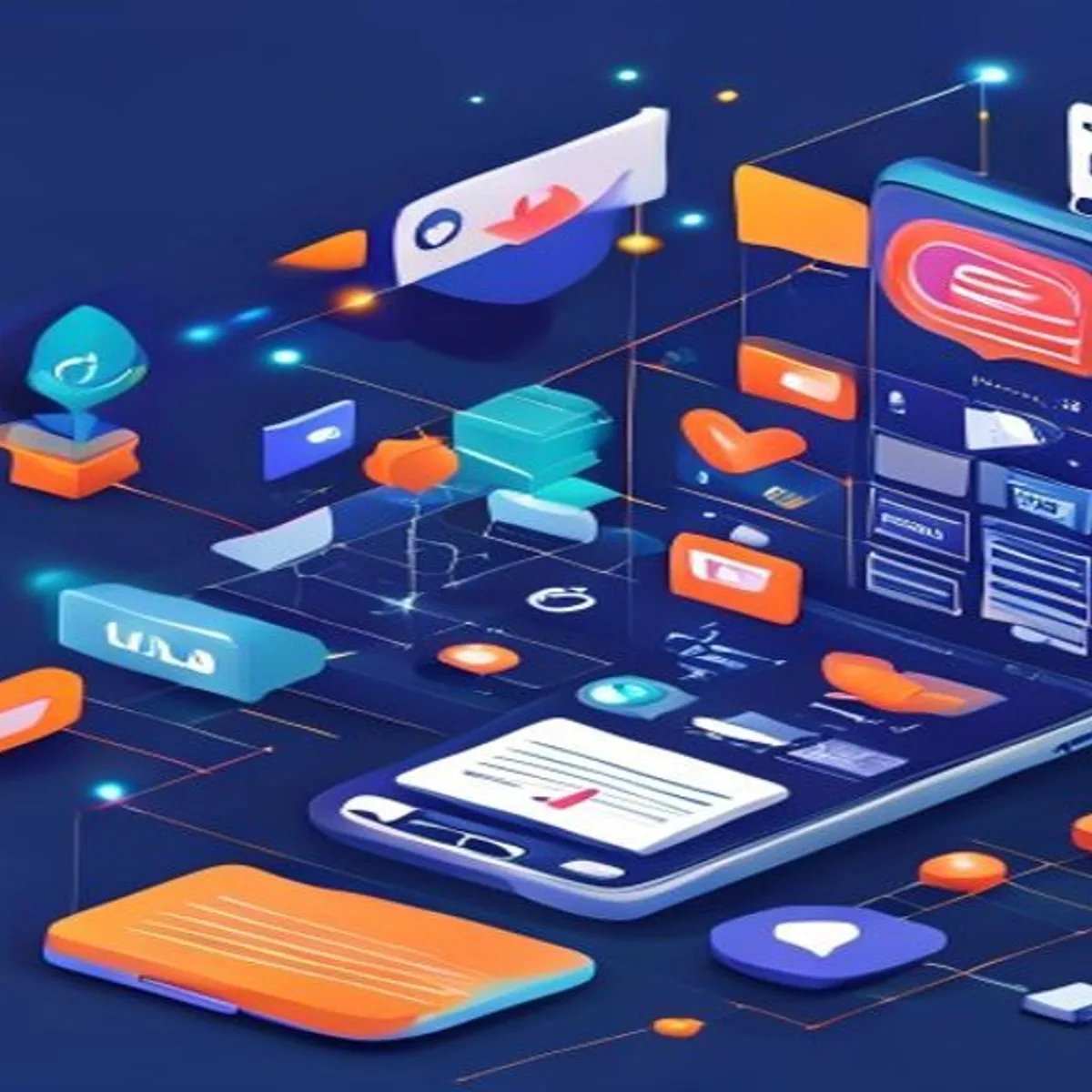 Azizi Technologies social media marketing Dubai: photo from the digital marketing team