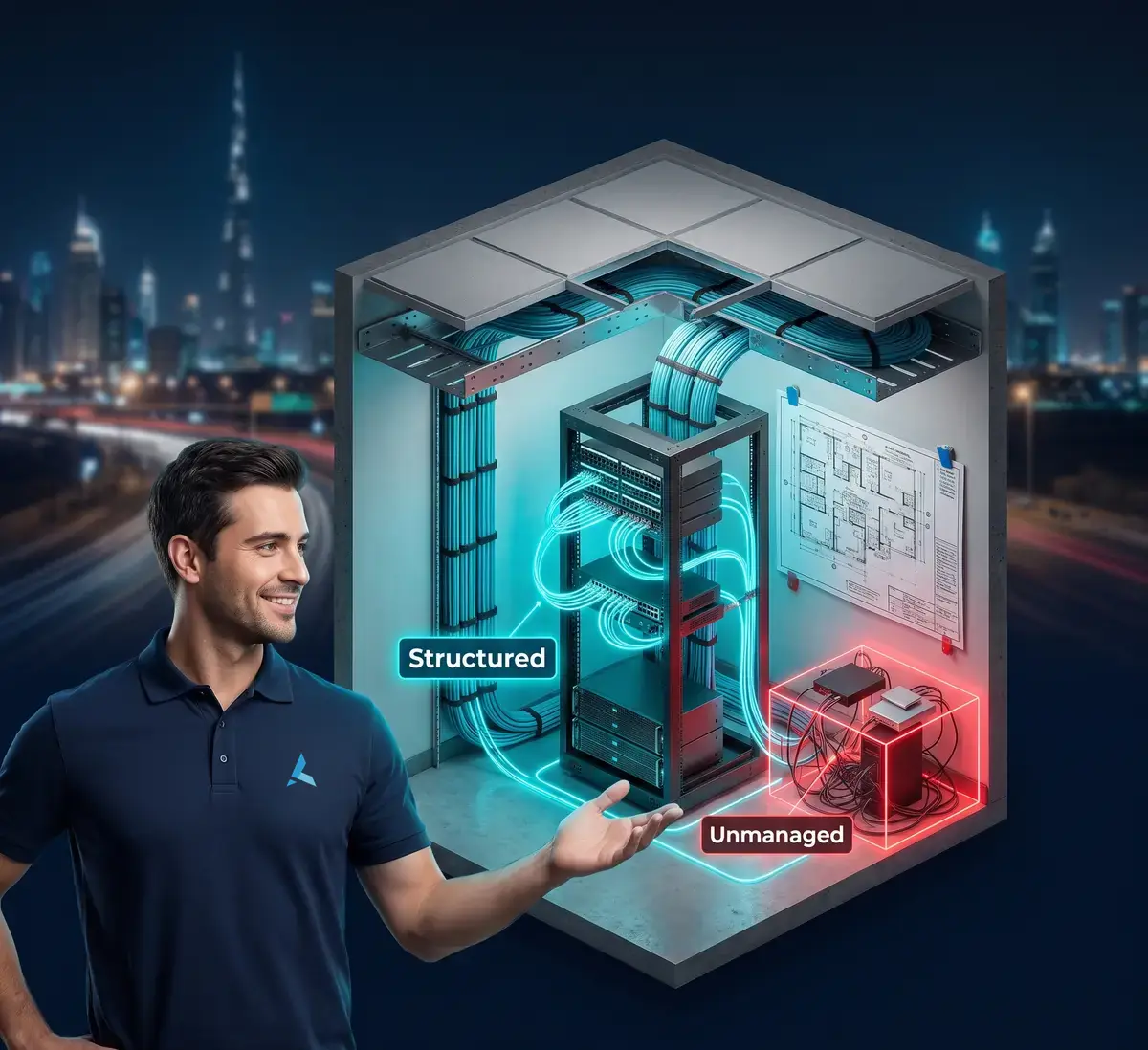 Computer Networking Dubai | Cabling, Firewalls & WiFi