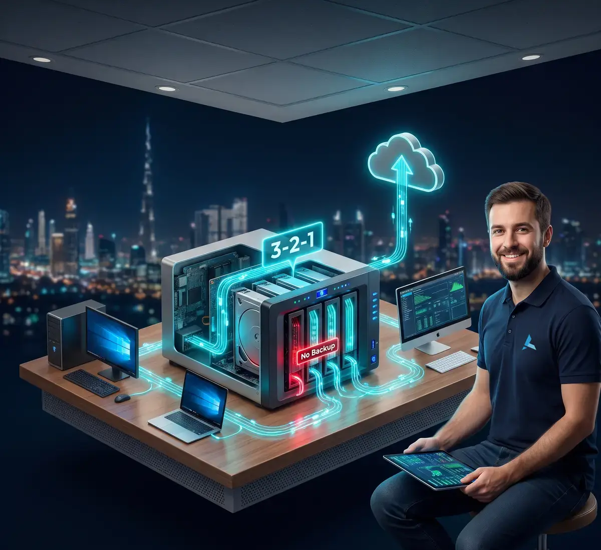 NAS &amp; Backup Solutions Dubai | Synology, QNAP, Cloud