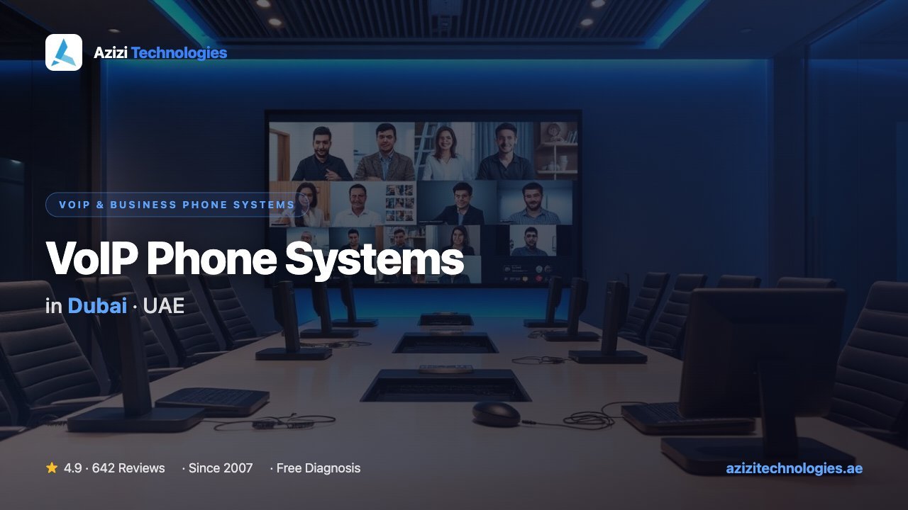 VoIP Phone Systems in Dubai - VoIP & Business Phone Systems specialist at Azizi Technologies, 4.9★ rated VoIP Phone Systems in Dubai - VoIP & Business Phone Systems specialist at Azizi Technologies, 4.9★ rated