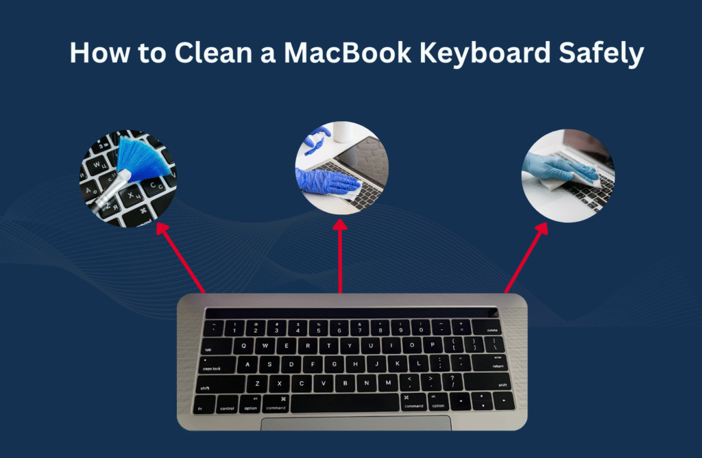 How to Clean a MacBook Keyboard Safely How to Clean a MacBook Keyboard Safely Step-by-Step Guide