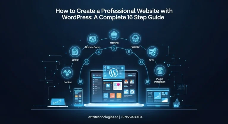 How to Create a Professional Website with WordPress A Complete 16-Step Guide