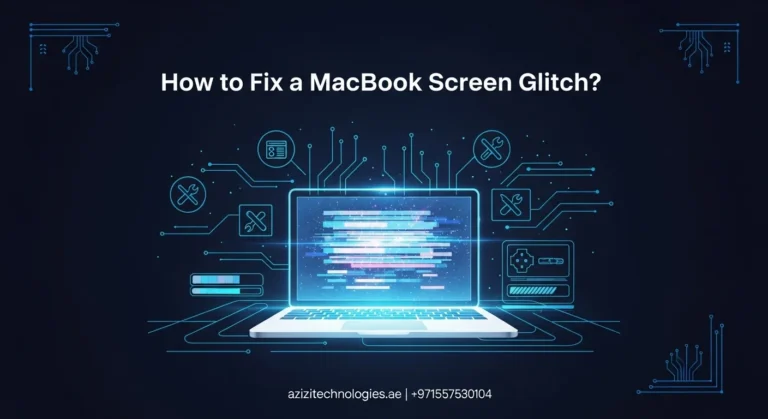 How to Fix a MacBook Screen Glitch?