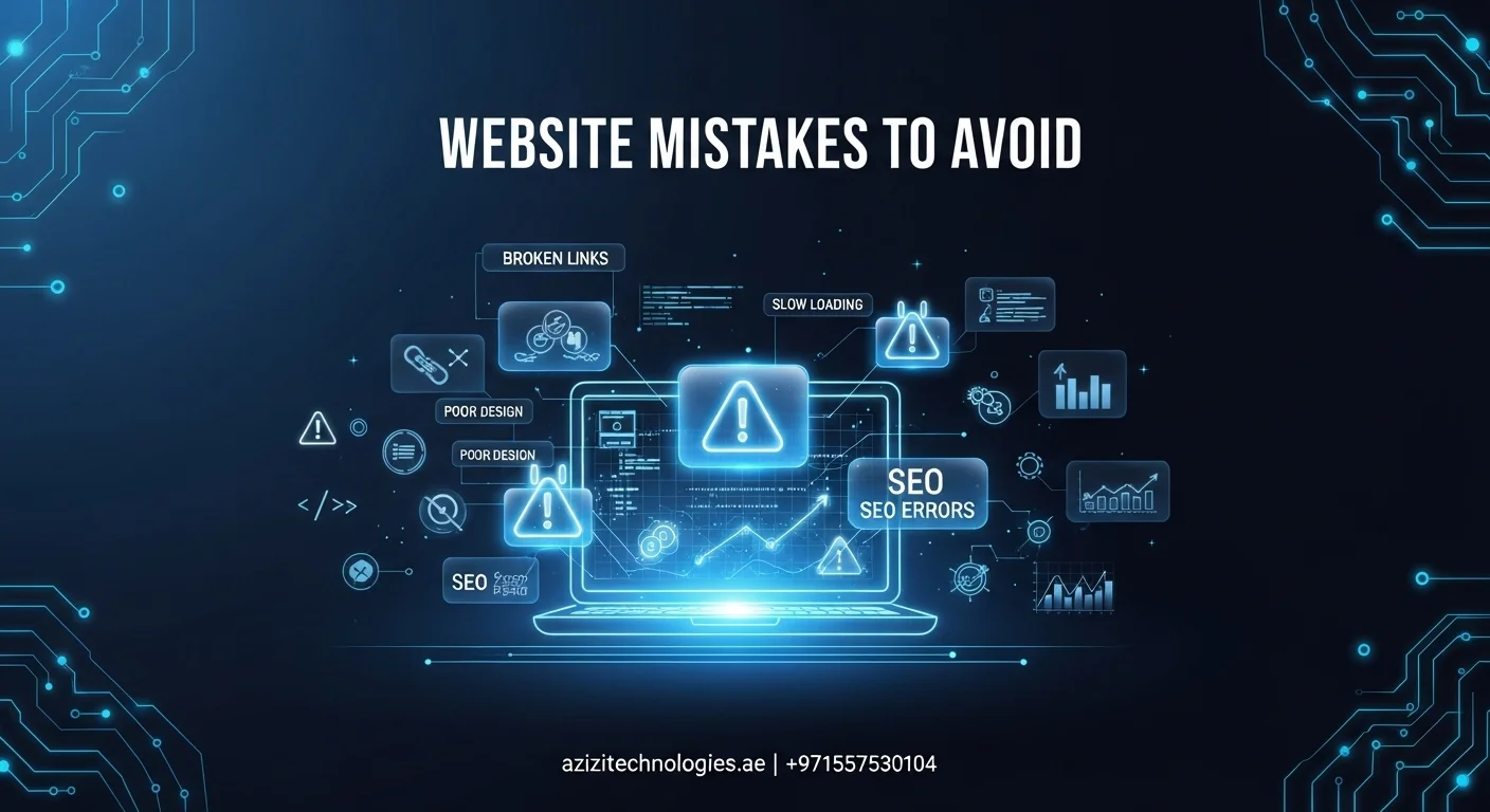 Website Mistakes to avoid
