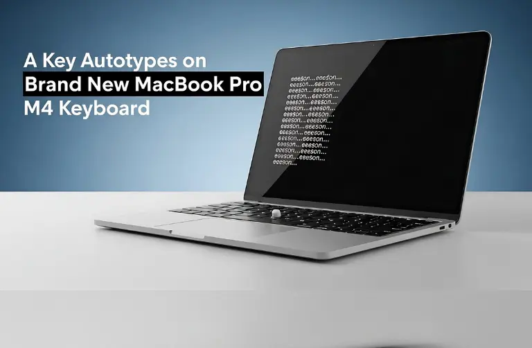 A Key Autotypes on Brand New MacBook Pro M4 Keyboard