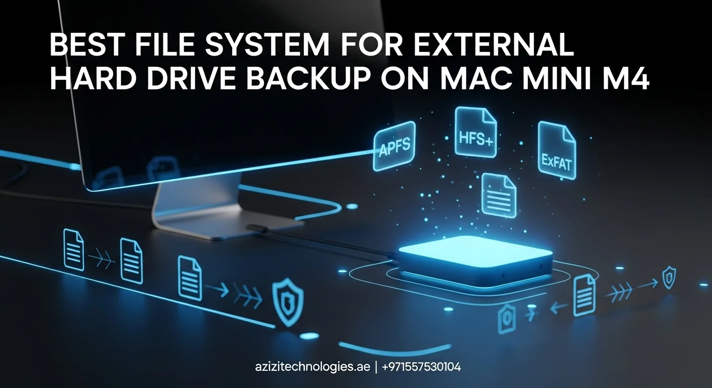 Best File System for External Hard Drive Backup on Mac Mini M4