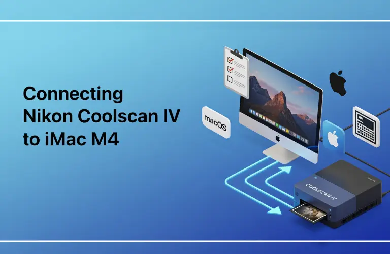 Connecting Nikon Coolscan IV to iMac M4