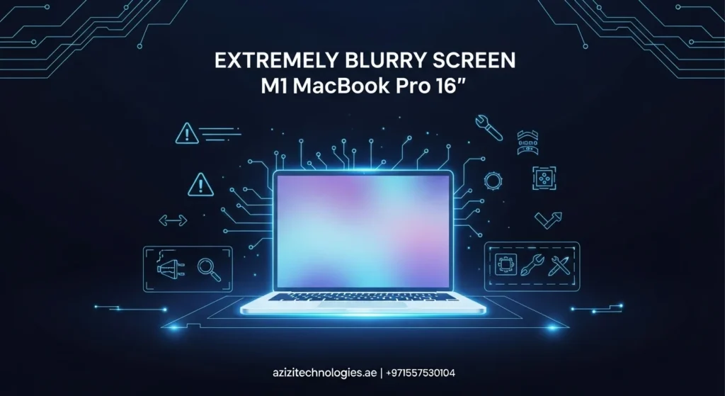 Extremely Blurry Screen M1 MacBook Pro 16"