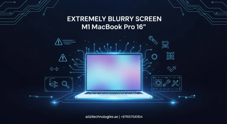 Extremely Blurry Screen M1 MacBook Pro 16"