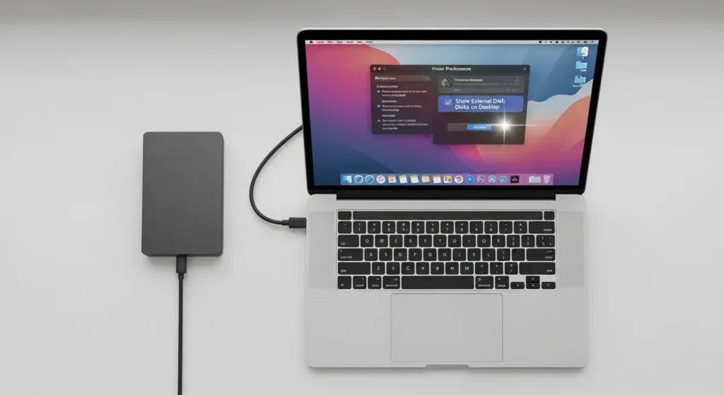 How Can I Access External Hard Drives on a MacBook