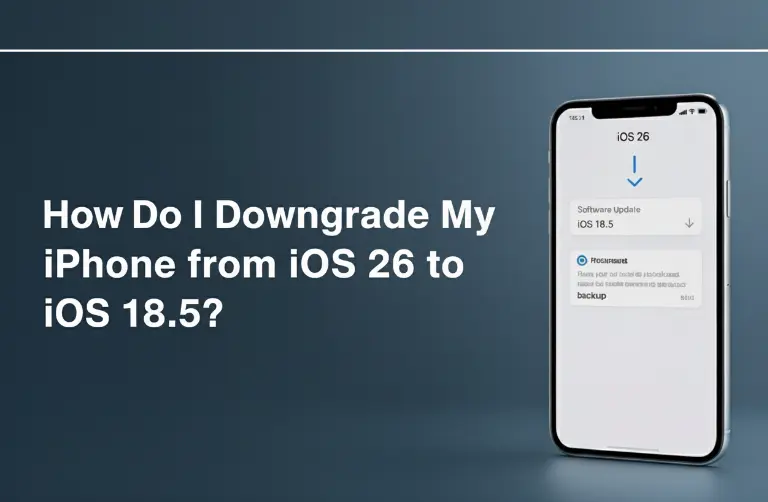 How Do I Downgrade My iPhone from iOS 26 to iOS 18.5
