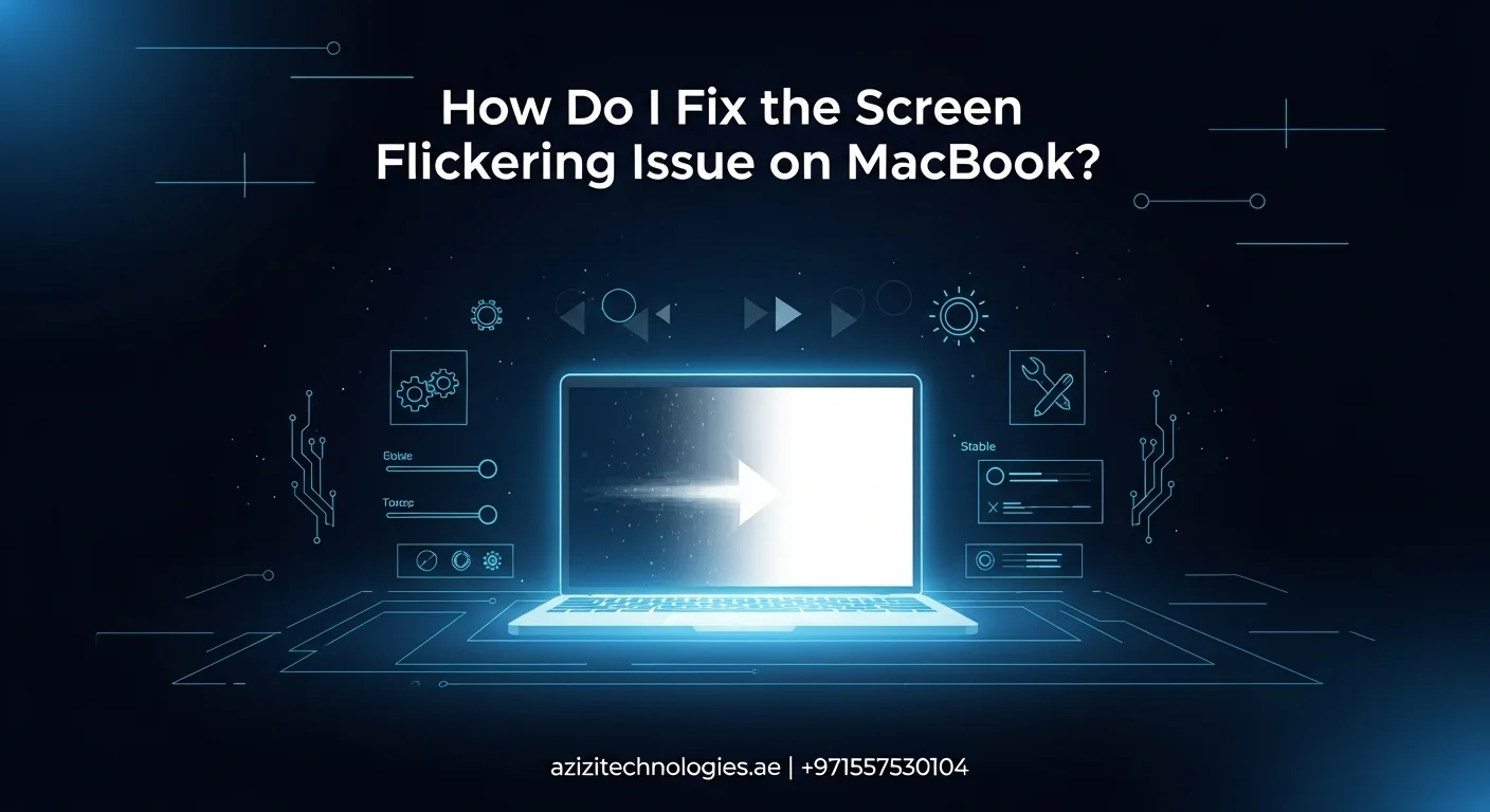How Do I Fix the Screen Flickering Issue on MacBook?
