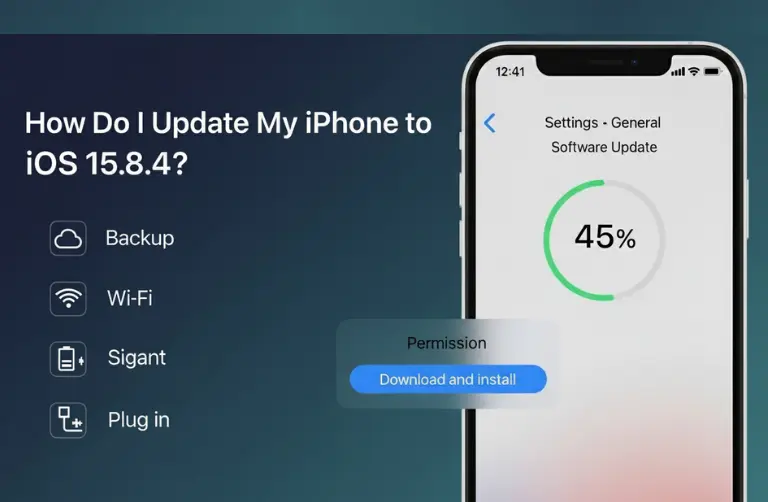 How Do I Update My iPhone to iOS 15.8.4