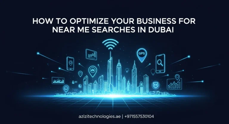 How to Optimize Your Business for Near Me Searches in Dubai
