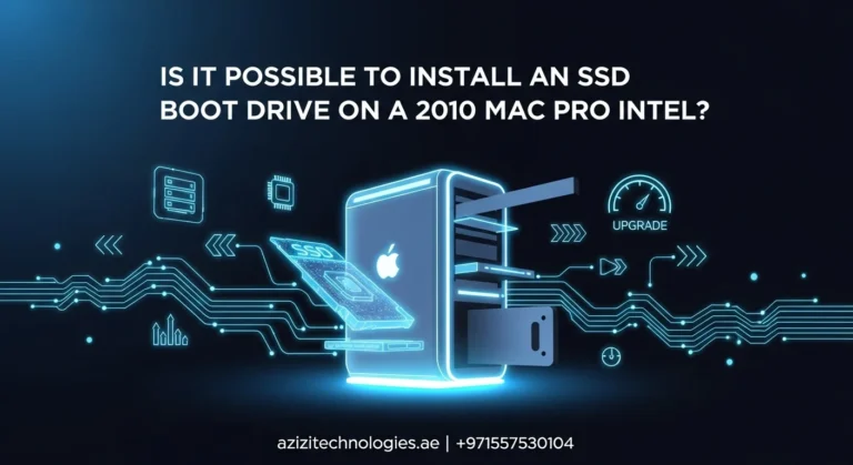 Is it Possible to install an SSD Boot Drive on a 2010 Mac Pro Intel?
