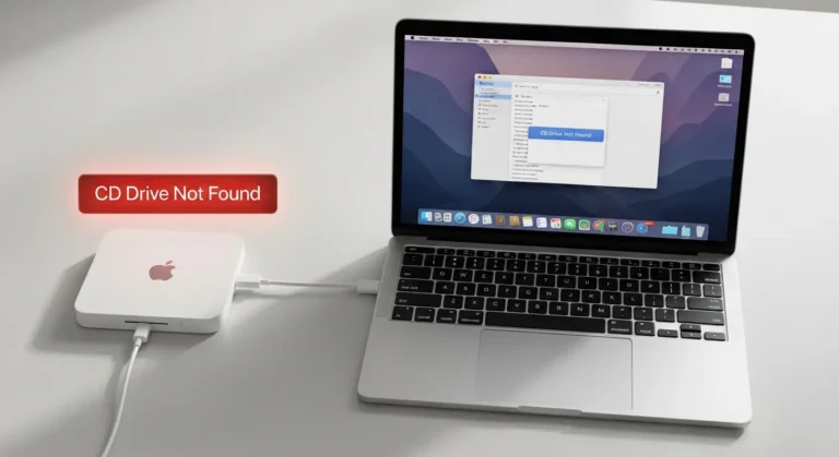 Mac Can’t Locate External CD Drive