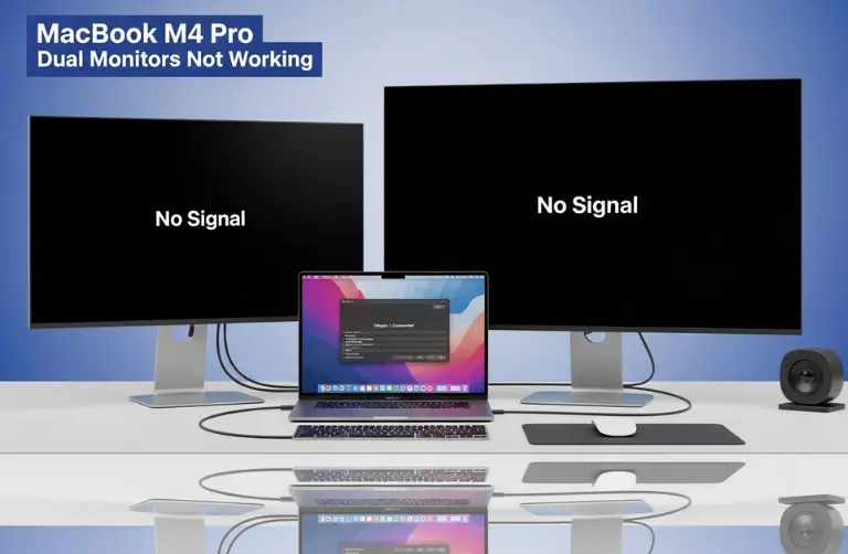 MacBook M4 Pro Dual Monitors Not Working