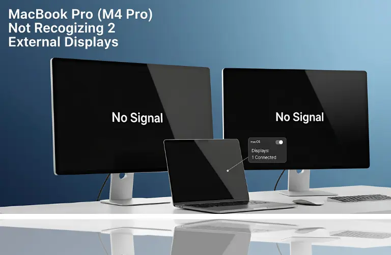 MacBook Pro (M4 Pro) Not Recognizing 2 External Displays