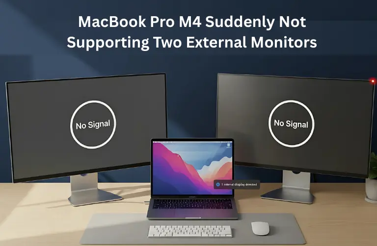 MacBook Pro M4 Suddenly Not Supporting Two External Monitors