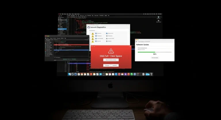 Resolving Multiple Issues on an iMac with a Black Background