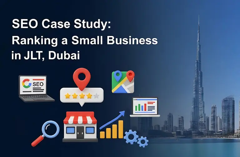 SEO Case Study Ranking a Small Business in JLT, Dubai