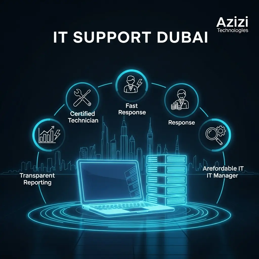 Why Choose Azizi Technologies for IT Support Dubai?