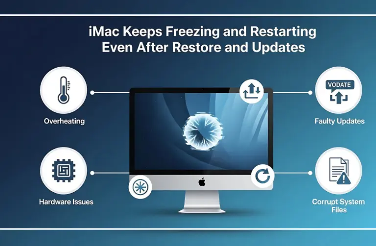 iMac Keeps Freezing and Restarting Even After Restore and Updates