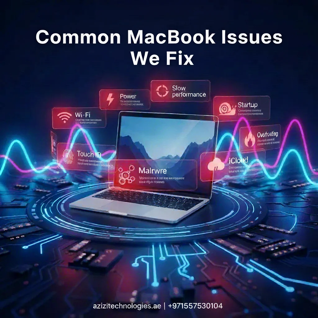 Common MacBook Issues We Fix: